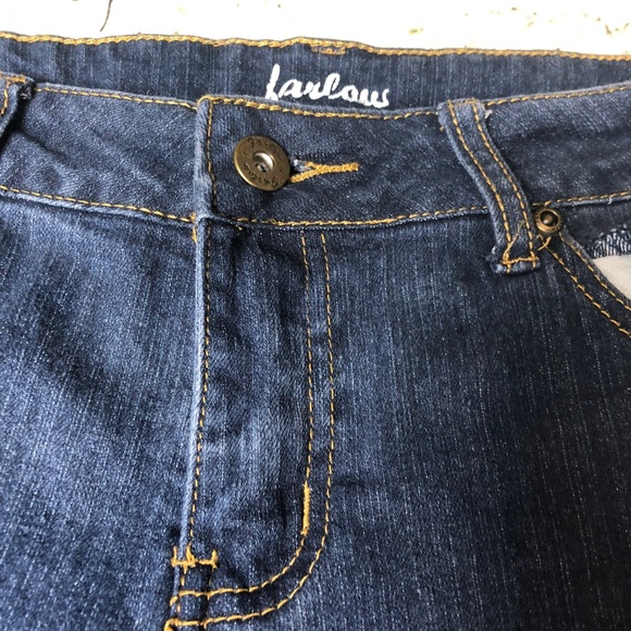 Farlow Knee Shorts Jean Print - Picture 2 of 5